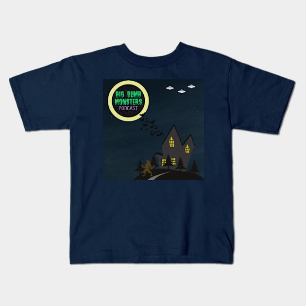 Big Dumb Monsters Howl Kids T-Shirt by Big Dumb Monsters